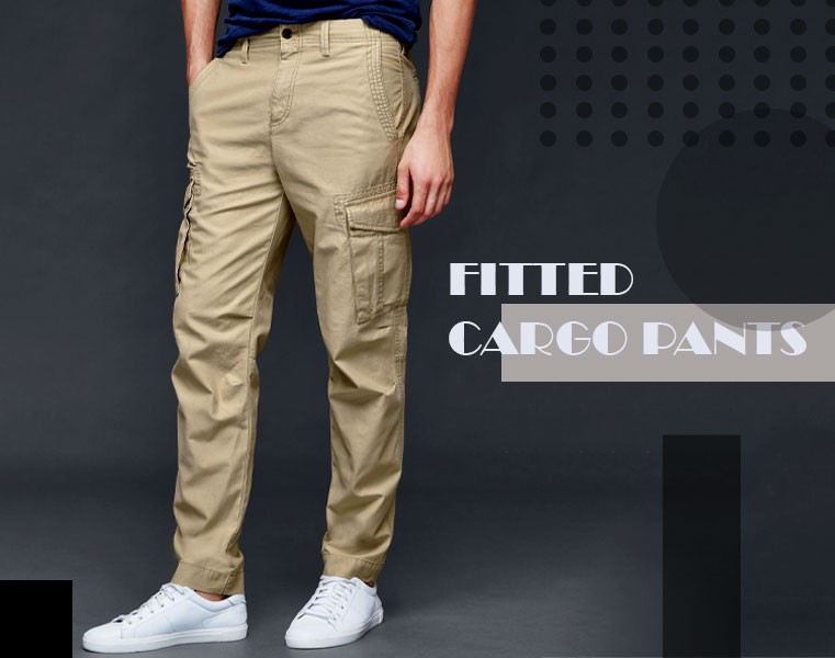 fitted cargo pants