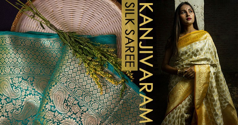 Buywomen's Latest Kanchipuram Soft silk Saree dvz0002783 - Dvanza.com-sgquangbinhtourist.com.vn